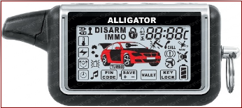 Брелок Alligator D-970